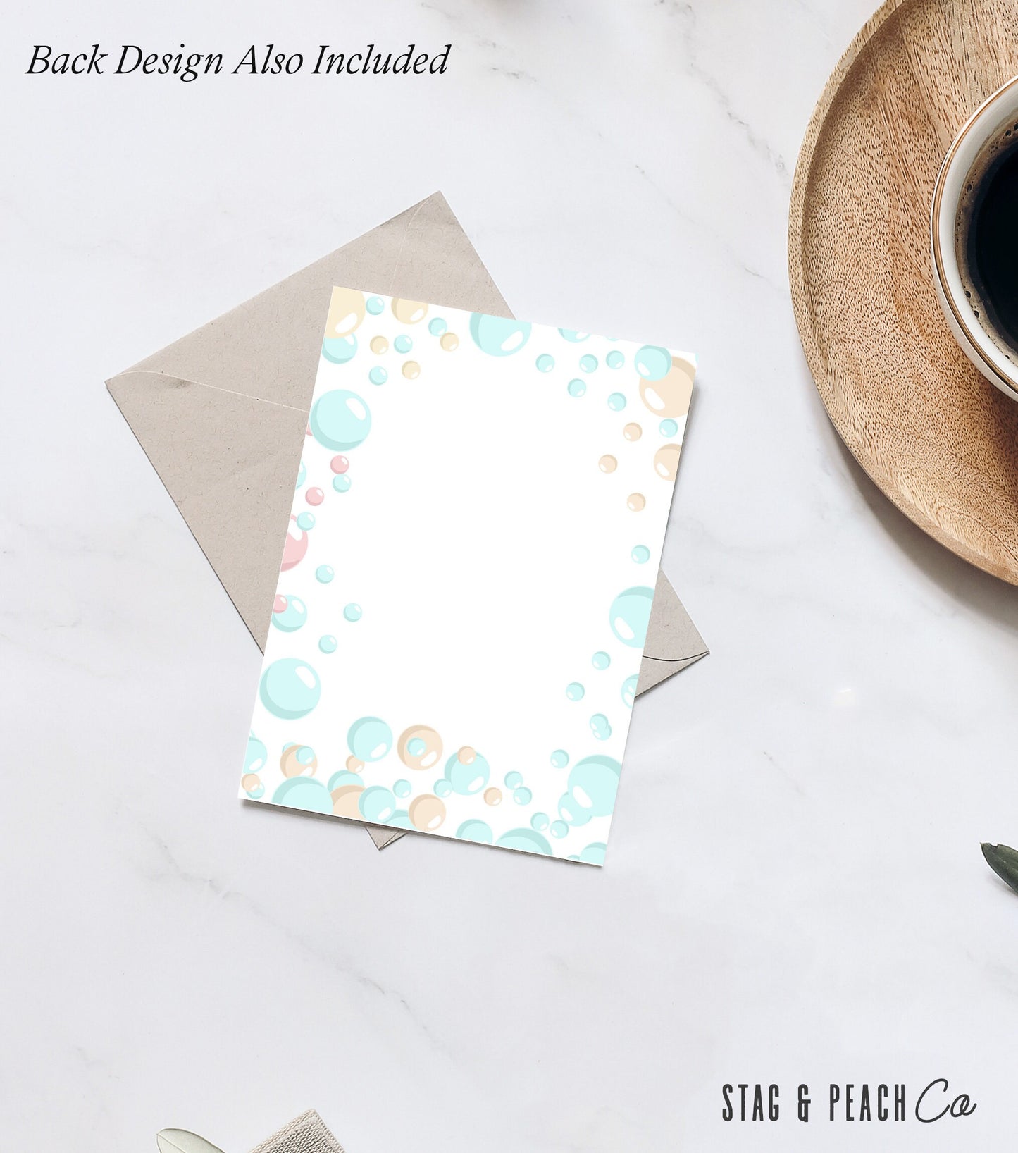 Bubble Birthday Invitation - Bubbles Invitation, Bubble Theme Birthday, Garden Party Invite, Boy or Girl Birthday, Editable Instant Download