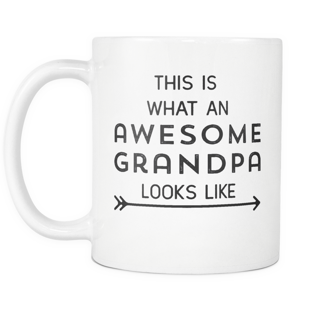 Funny Coffee Mug 'This Is What An Awesome Grandpa Looks Like'