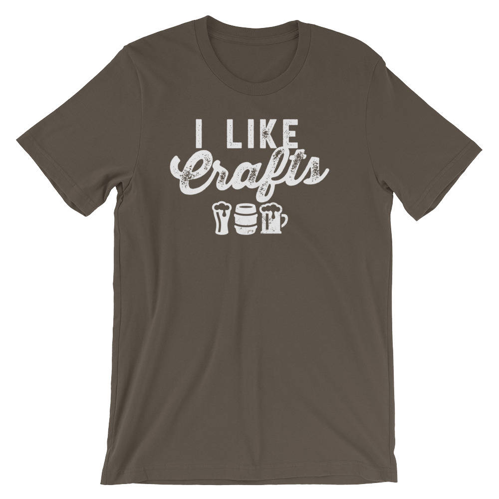 I Like Crafts Unisex Shirt - Beer shirt | Drinking shirt | Craft beer shirt | Beer gift | Home brew shirt | Beer lover | Beer lover gift