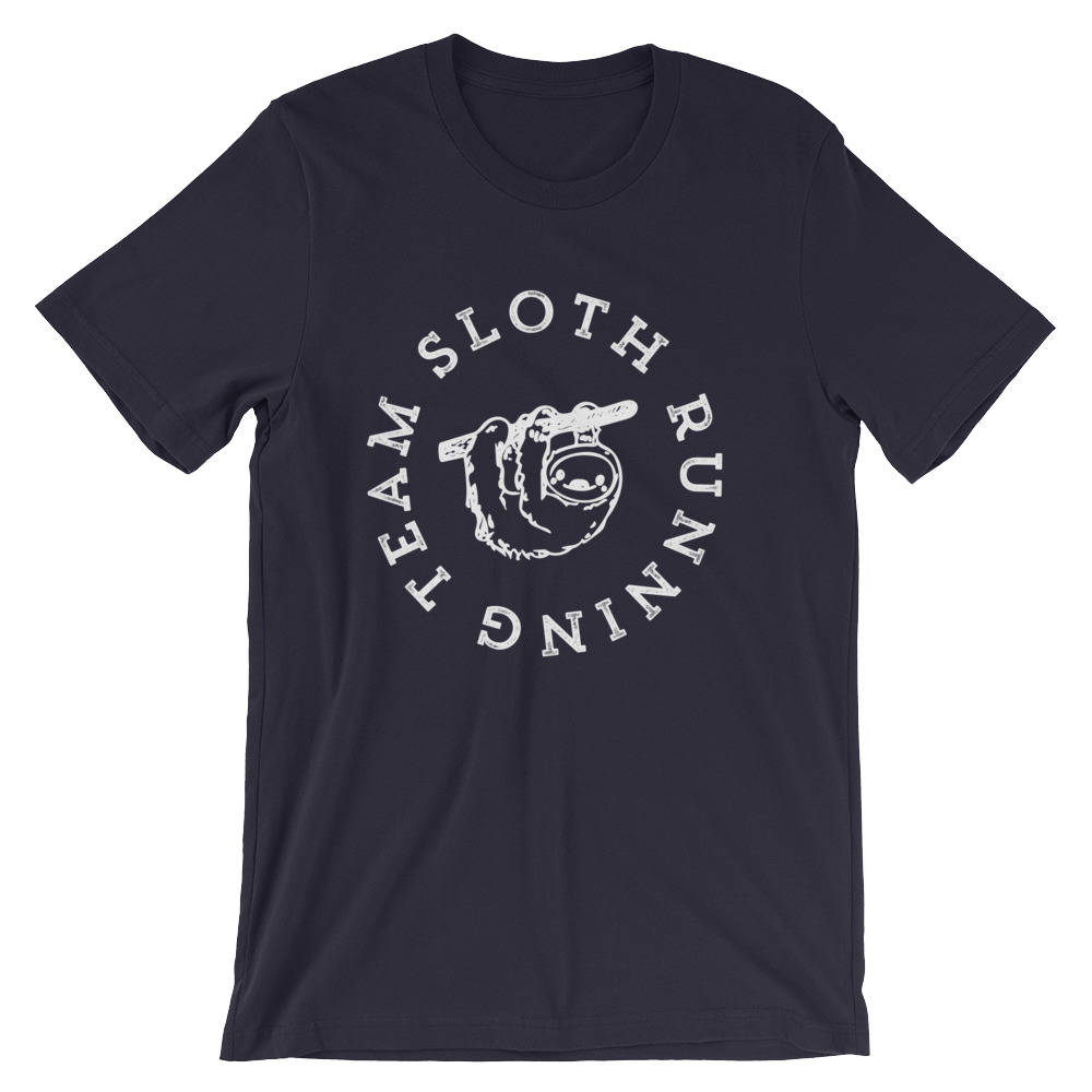 Sloth Running Team Unisex T-Shirt - Sloth Shirt - Running shirt - Running Clothes - Marathon Shirt - Race Shirt - Marathon Tops