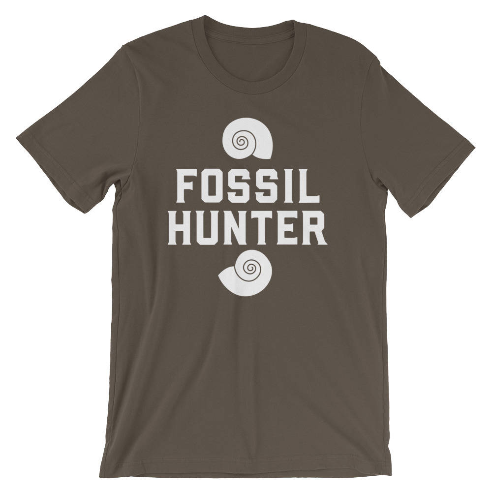 Fossil Hunter Unisex Shirt - Fossil hunting, Fossil gift, Paleontology shirt, Dinosaur shirt, Paleontologist gift, Geology shirt, Geologist,