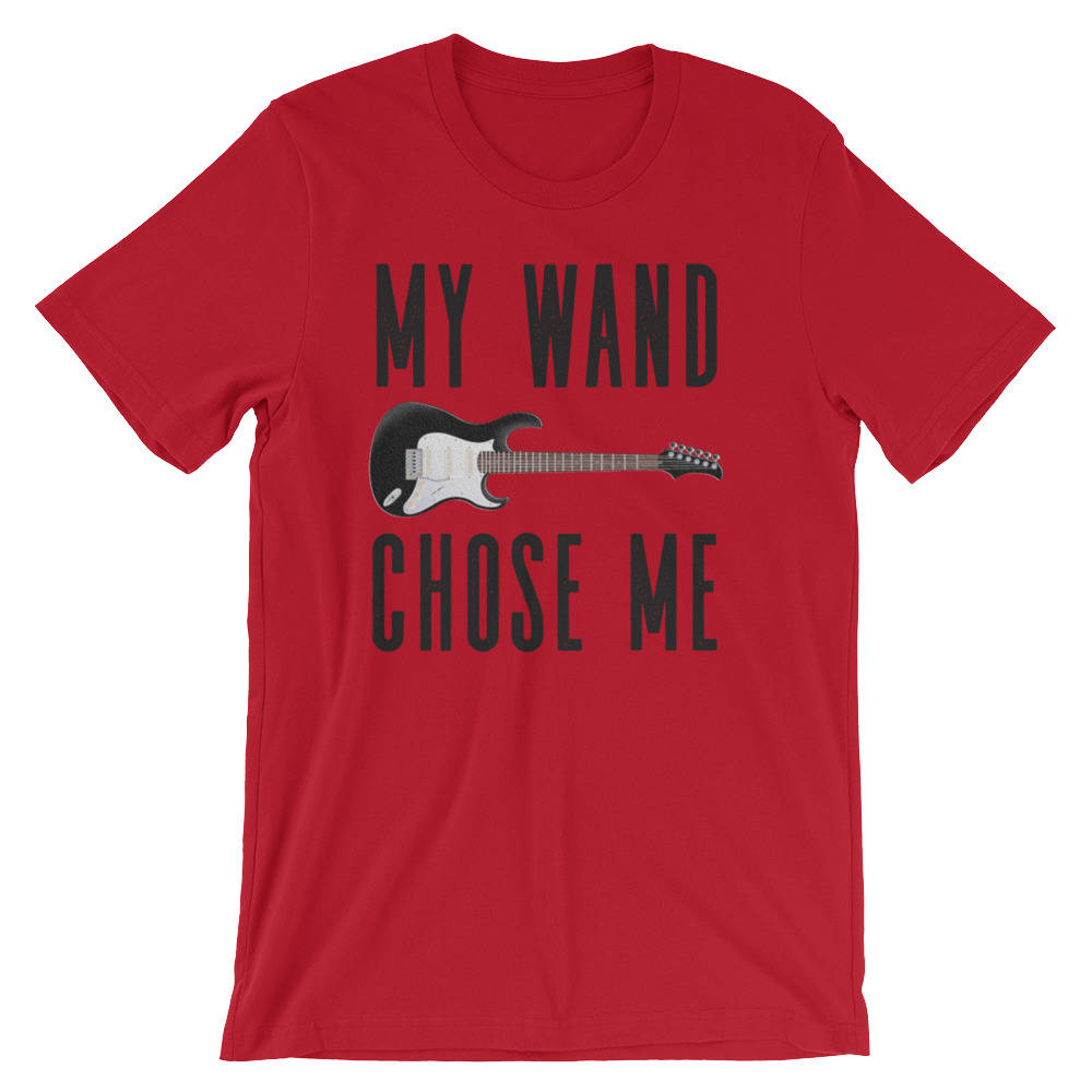 My Wand Chose Me Unisex Shirt - Guitar shirt, Guitar player, Guitar player gift, Bass guitar shirt, Musician gift, Bass player gift