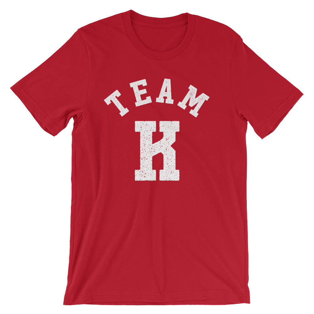 Team K Unisex T-Shirt - | Teacher shirt | Kindergarten teacher | Teacher gift | Pre k shirt | Teacher team shirt |