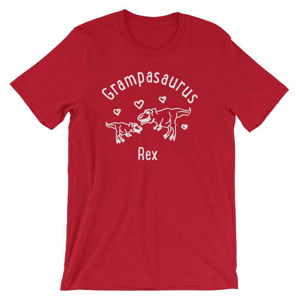 Grampasaurus Rex Unisex Shirt - Funny Grandpa TShirt, Gender Reveal Ideas, Pregnancy Reveal, Grandpa Shirt, Funny Papa TShirt, Grandpa Gift
