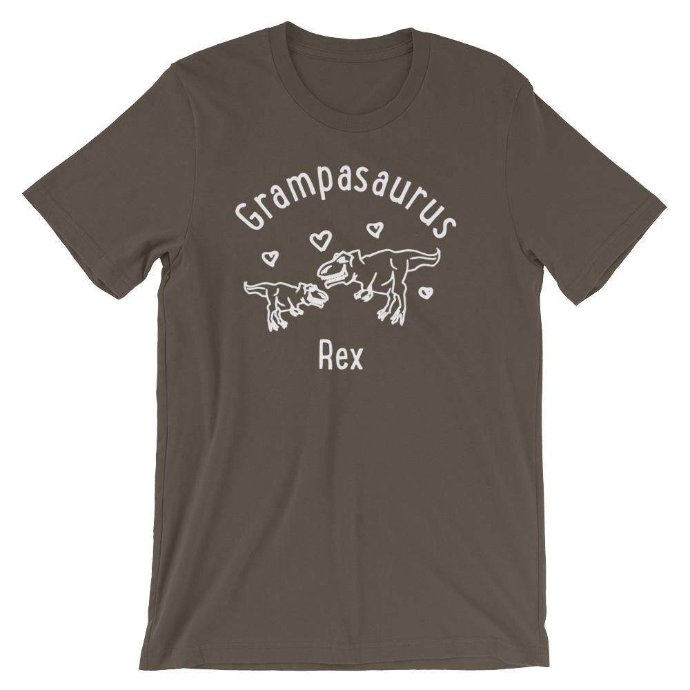 Grampasaurus Rex Unisex Shirt - Funny Grandpa TShirt, Gender Reveal Ideas, Pregnancy Reveal, Grandpa Shirt, Funny Papa TShirt, Grandpa Gift