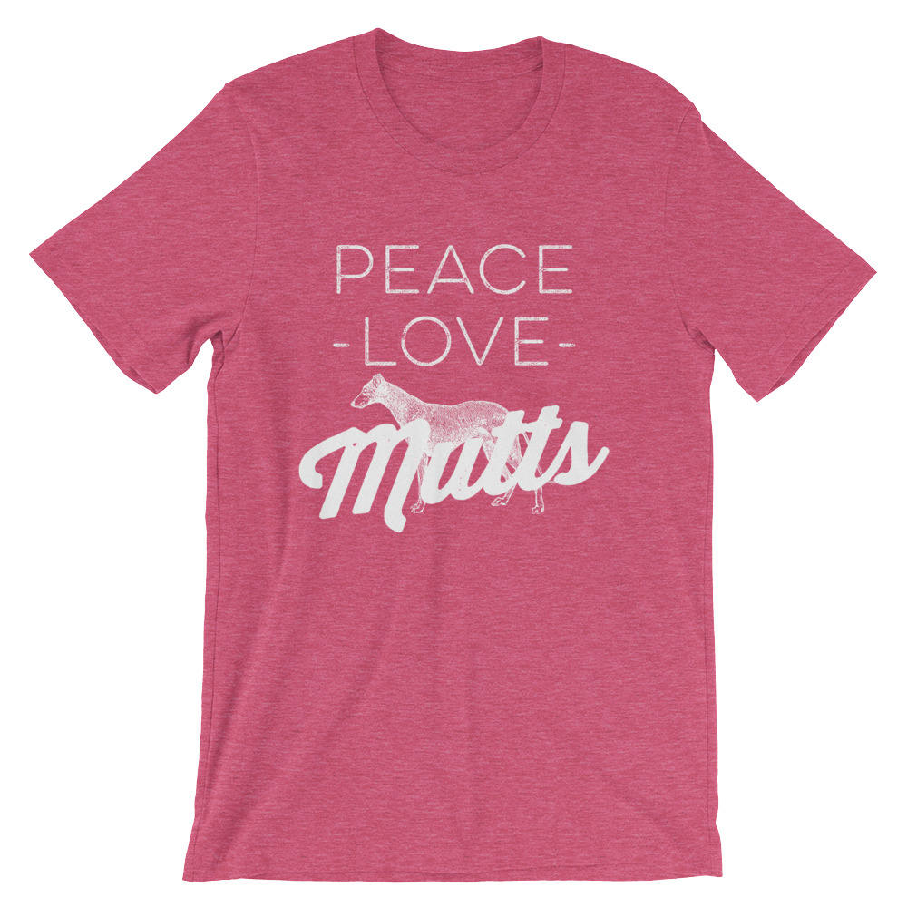 Peace Love Mutts Unisex Shirt - Dog