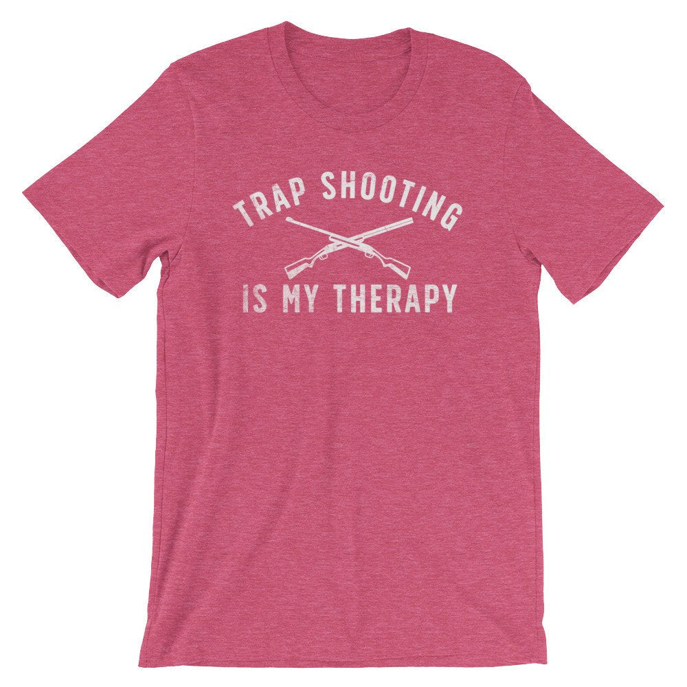 Trap Shooting Is My Therapy Unisex Shirt - Trap Shooting Shirt, Trap Shooting Gift, Clay Pigeon Shooting, Clay Shooting, Shooting Shirt