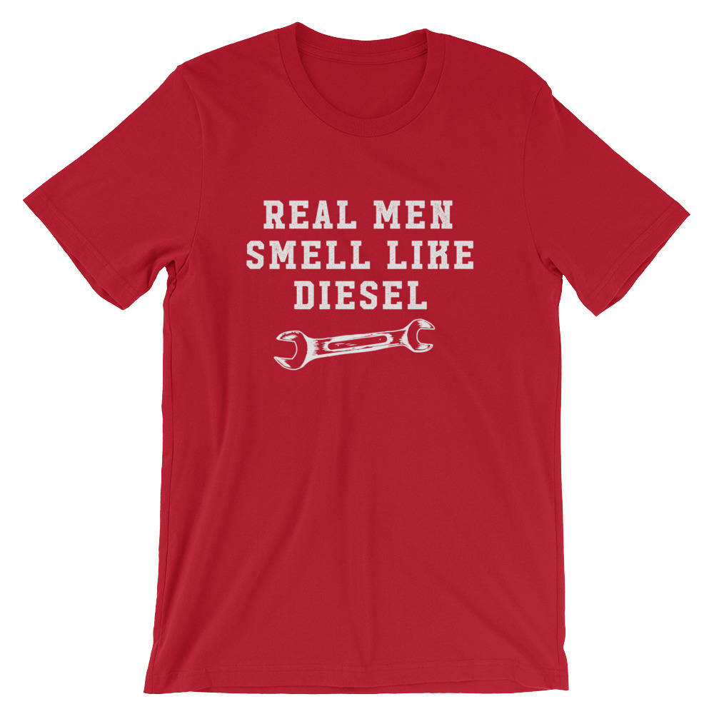 Real Men Smell Like Diesel Unisex Shirt - Mechanic Gift, Auto Mechanic Gifts, Fathers Day Shirt, Car Shirt, Car Lover Gift
