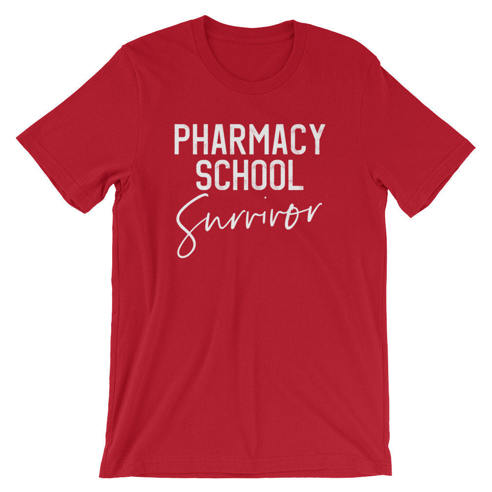 Pharmacy School Survivor Unisex Shirt- Pharmacist Shirt, Pharmacist Gift, Pharmacy Shirt, Pharmacist Assistant, Pharmacy School