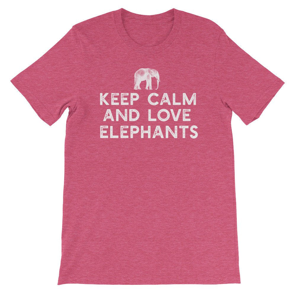 Keep Calm & Love Elephants Unisex