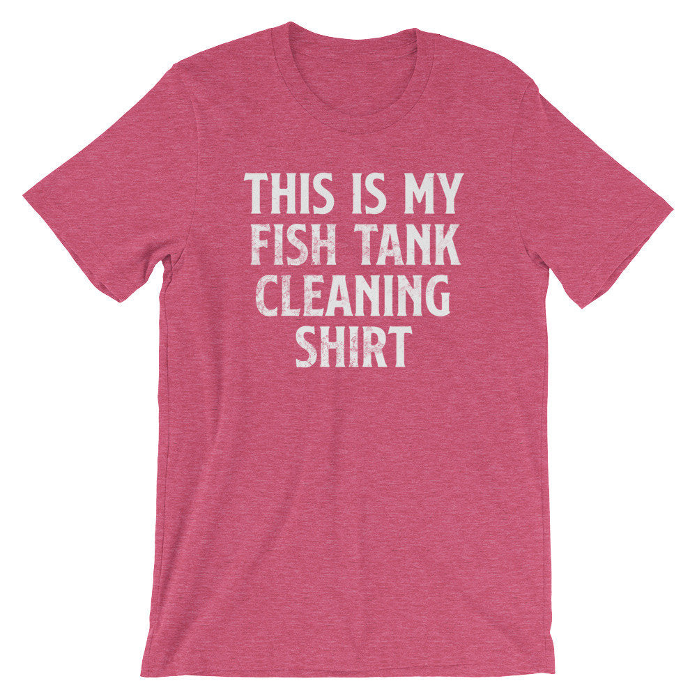 This Is My Fish Tank Cleaning Shirt Unisex Shirt - Aquarium Shirt, Fish Shirt, Fish Lover Gift, Tropical Fish Shirt, Pet Fish, Fish Tank
