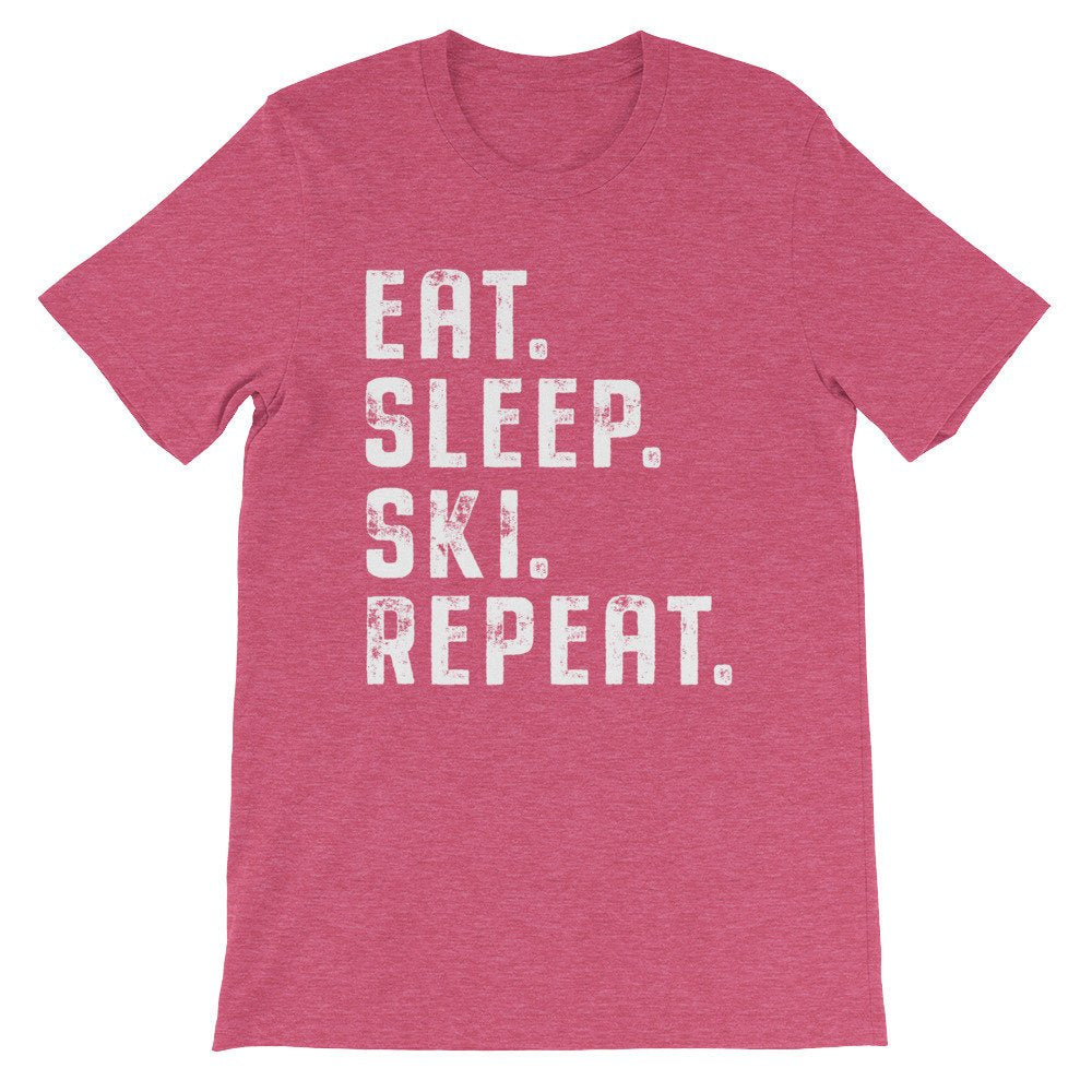 Eat Sleep Ski Repeat Unisex Shirt -
