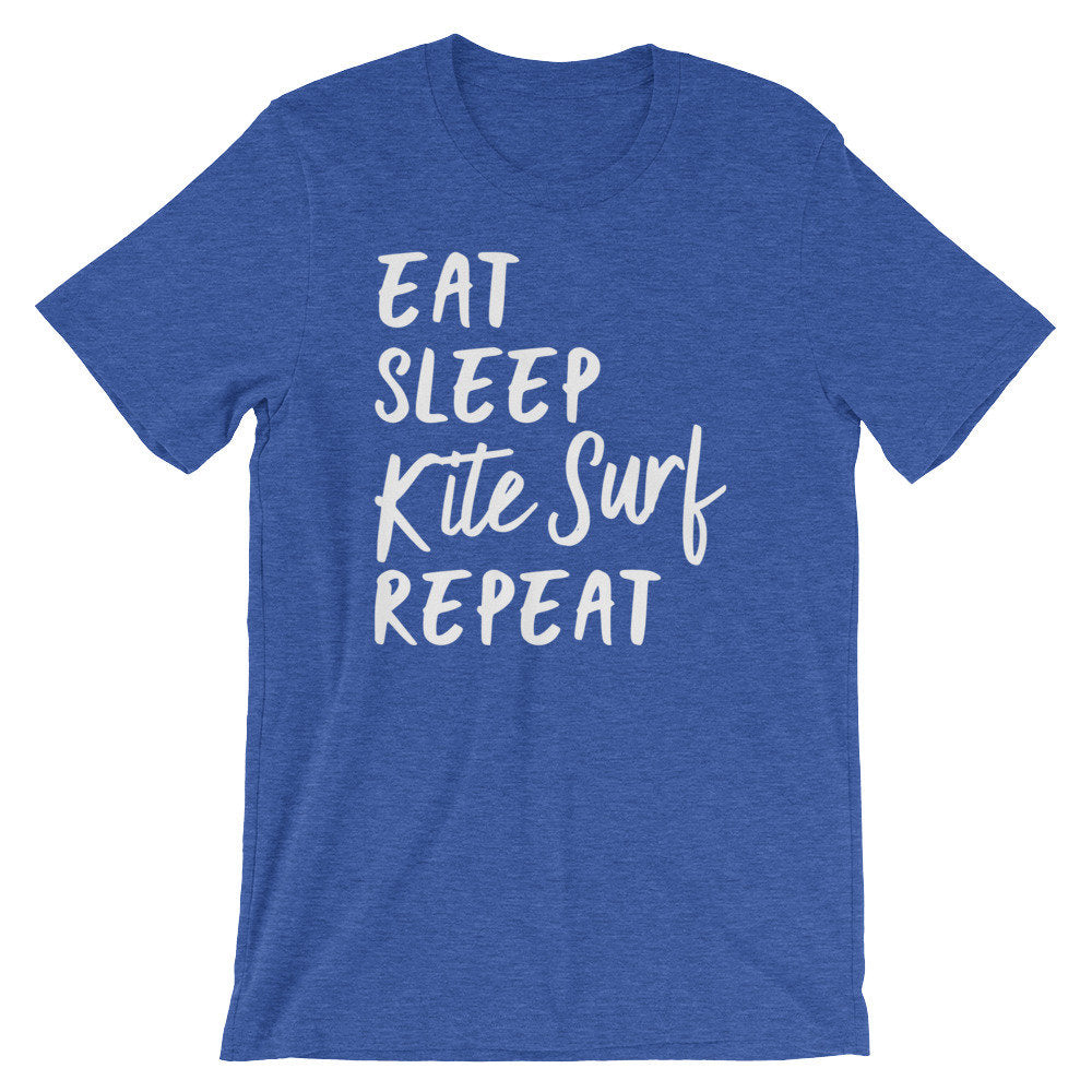 Eat Sleep Kite Surf Repeat Unisex Shirt - Kitesurf Shirt, Kitesurf Gift, Kite Surf Shirt, Kite Surf Gift, Kite Shirt, Beach Shirt