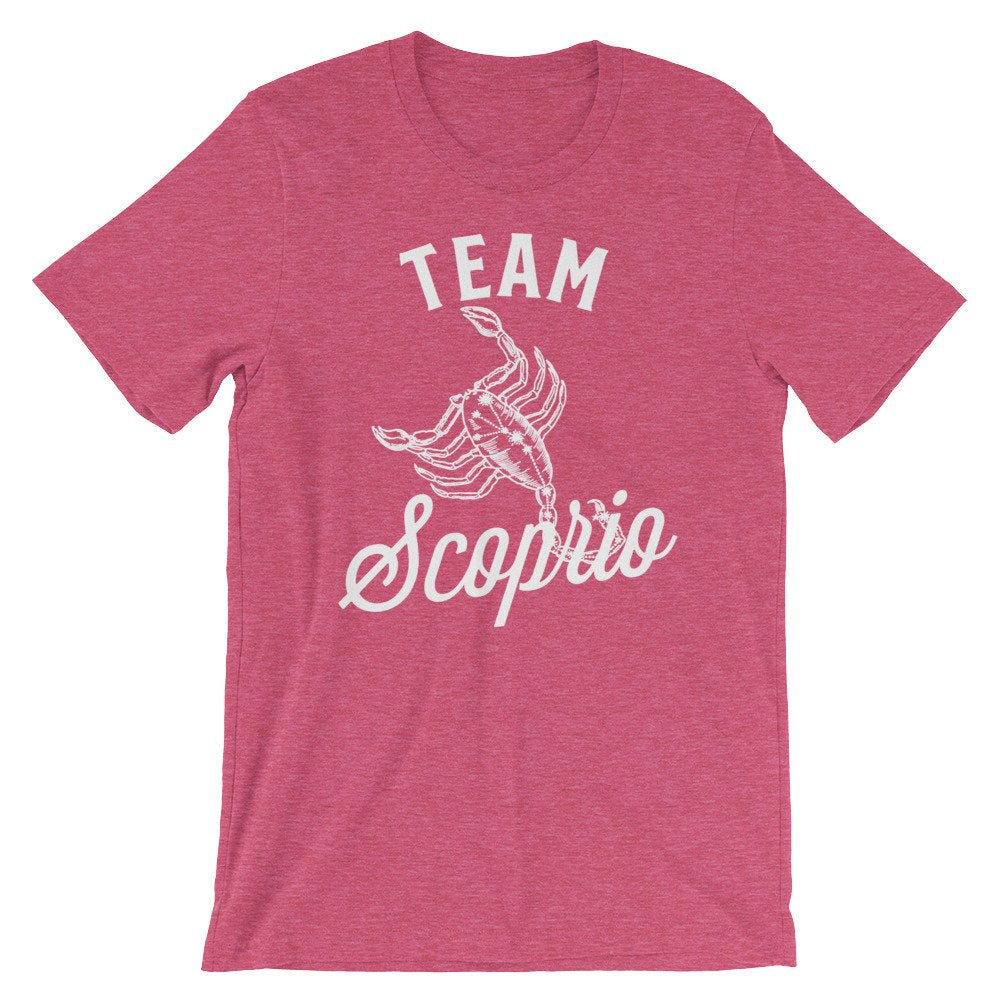 Team Scorpio Unisex Shirt - Astrology Shirt, Astrology Gifts, Constellation, Astronomy Gifts, Horoscope, Zodiac Sign, Zodiac Shirt, Scorpio
