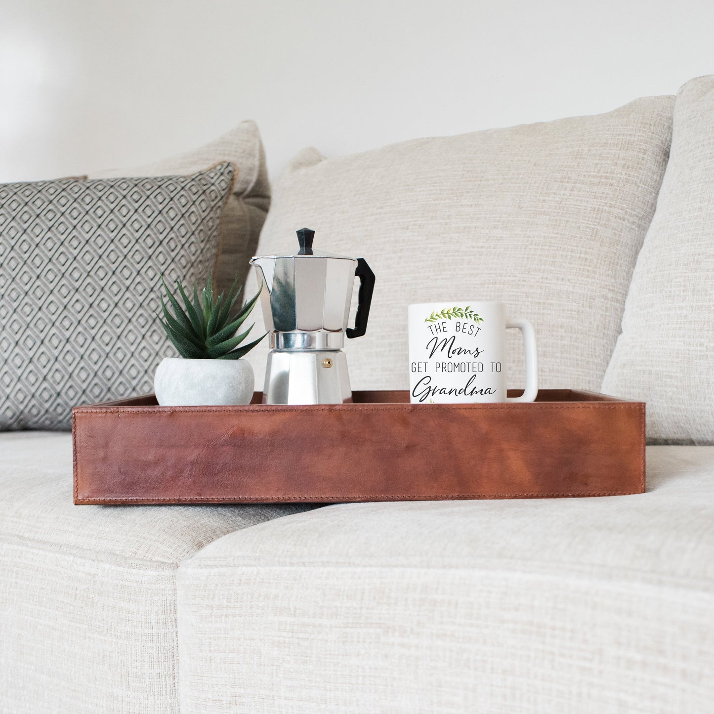 The Best Moms Get Promoted To Grandma Mug