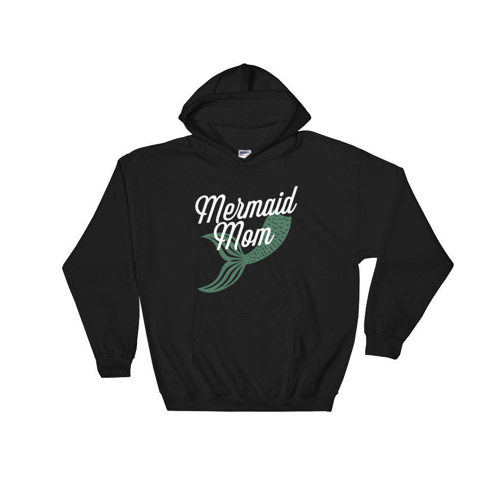 Mermaid Mom Hoodie - Mermaid Shirt, Mermaid Gift, Mermaid Birthday, Mermaid Party, Mermaid Tail