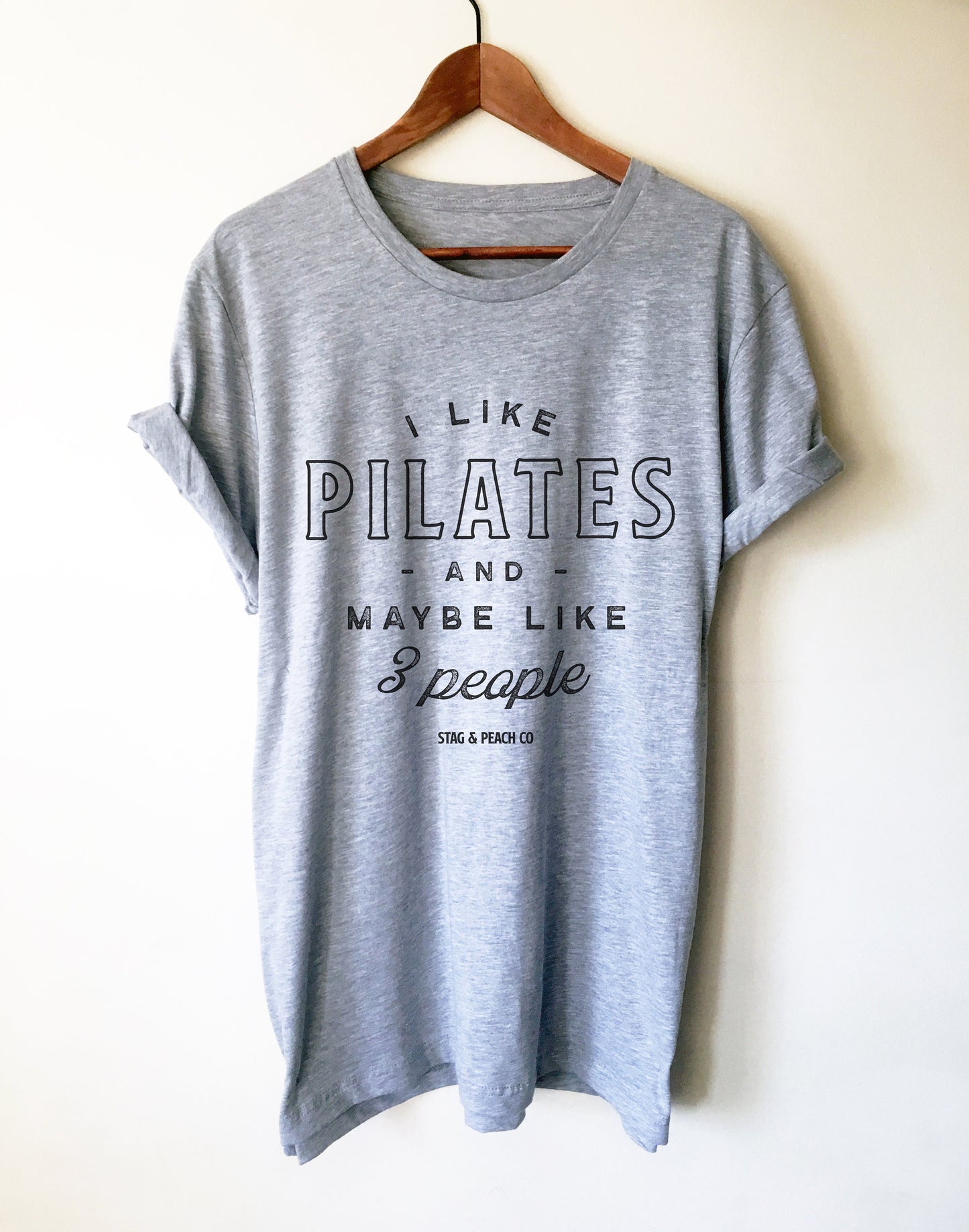 I Like Pilates & Maybe Like 3 People Unisex Shirt - Pilates Shirt, Pilates Gift, Pilates Clothes, Pilates Instructor, Pilates Workout