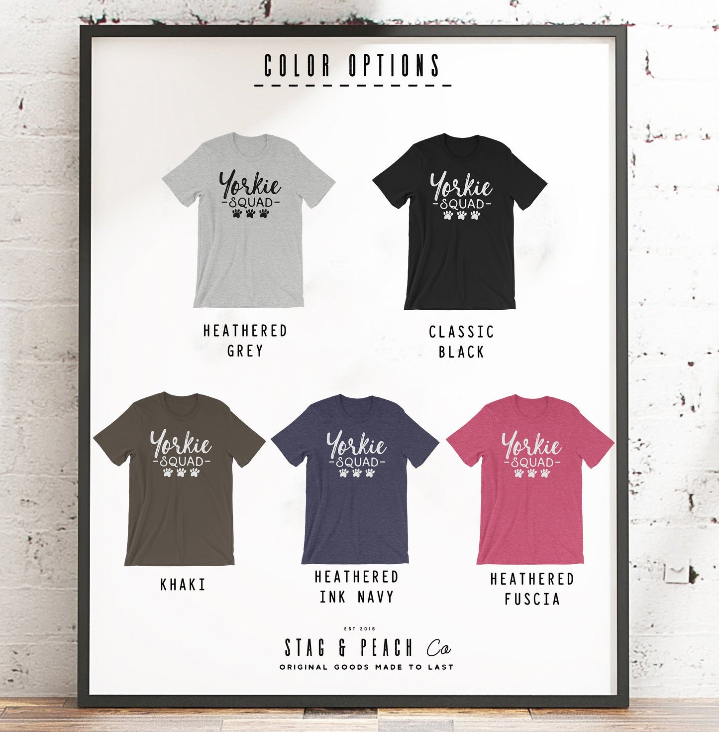 Yorkie Squad Unisex Shirt - Yorkie Shirt, Yorkie Gifts, Yorkie Print, Yorkshire Terrier Gift, Yorkshire Terrier Shirt, Yorkie Owner