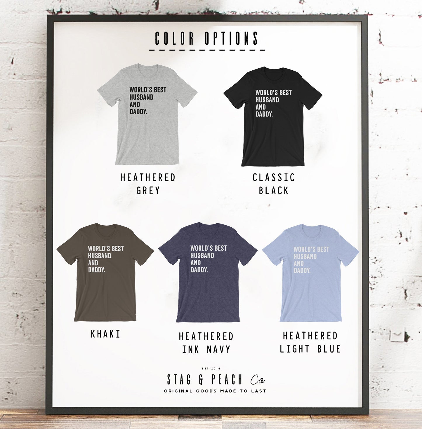 World's Best Husband & Daddy Unisex Shirt- Fathers Day Gift, Gift For Dad, Pregnancy Reveal Shirt, Husband Shirt, Hubby Shirt, New Dad Shirt