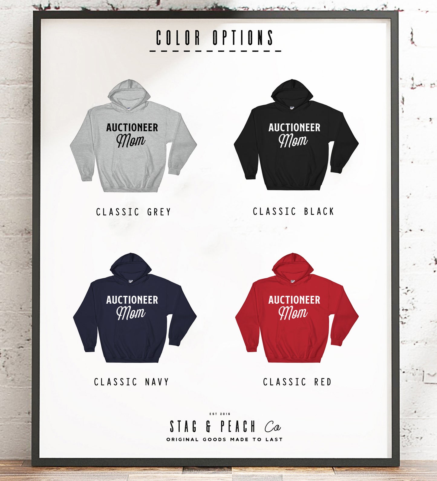 Auctioneer Mom Hoodie