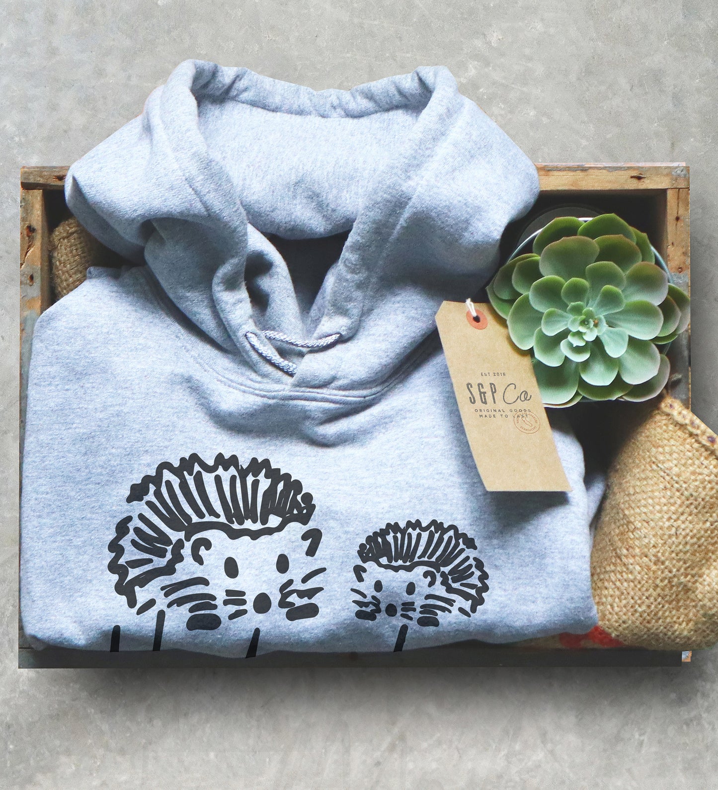 Hedgehog Mom Hoodie - Hedgehog