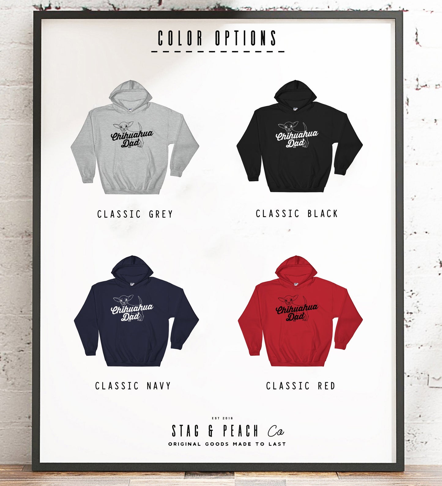 Chihuahua Dad Hoodie- Chihuahua