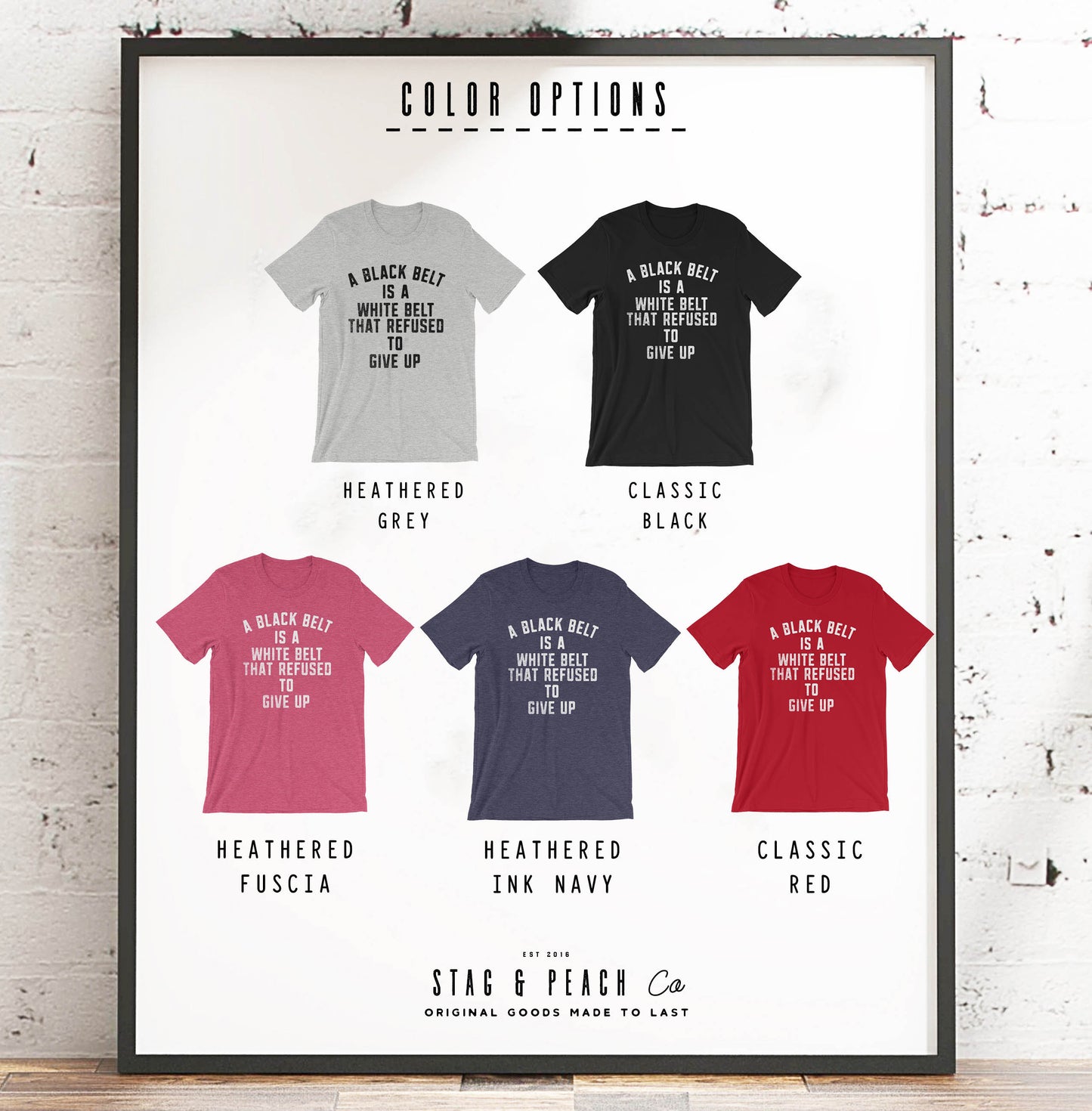 A Black Belt Is A White Belt That Refused To Give Up Unisex Shirt