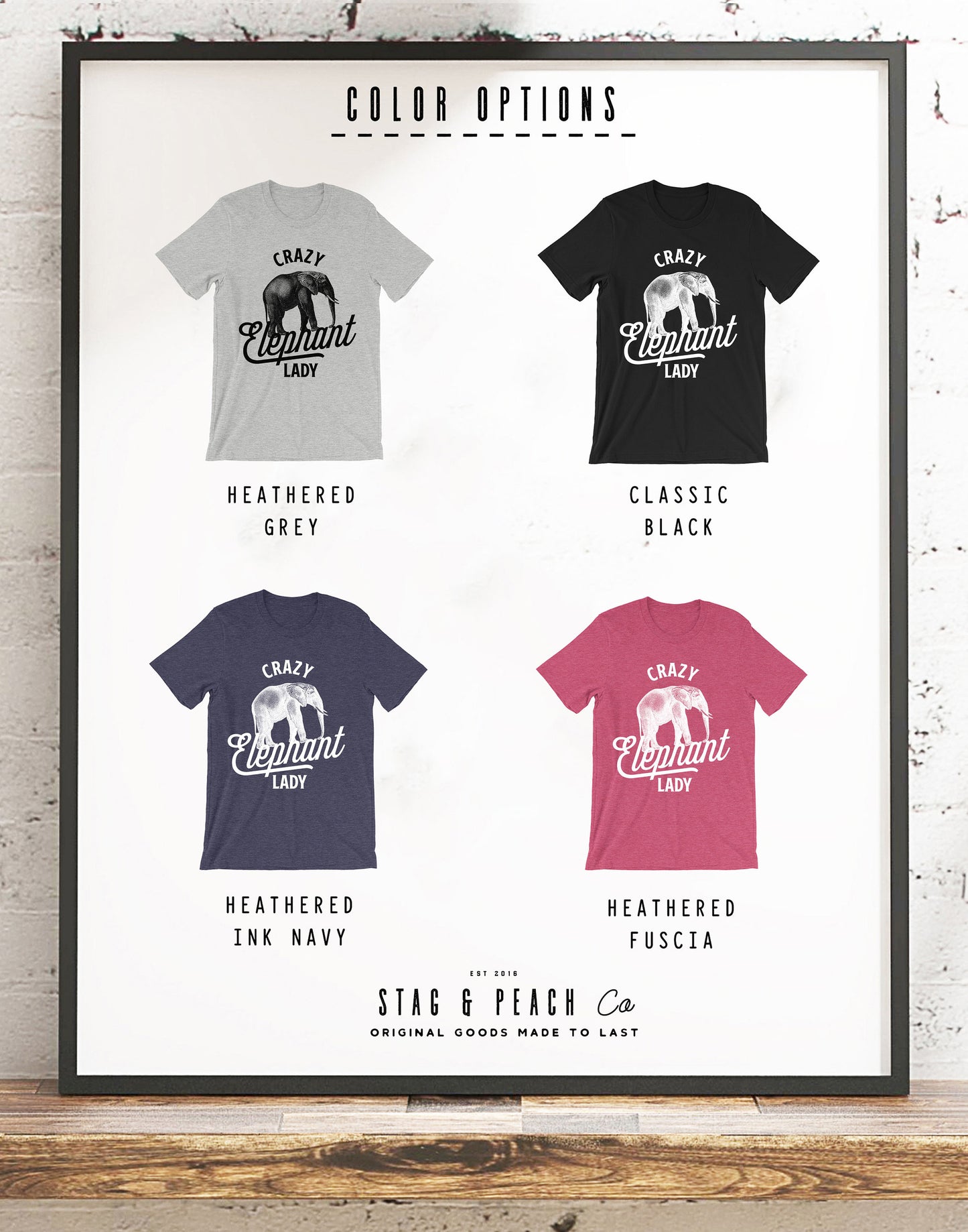 Crazy Elephant Lady Unisex Shirt