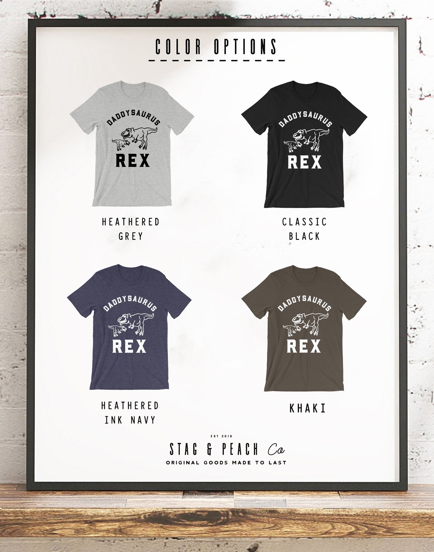 Daddysaurus Rex Unisex Shirt