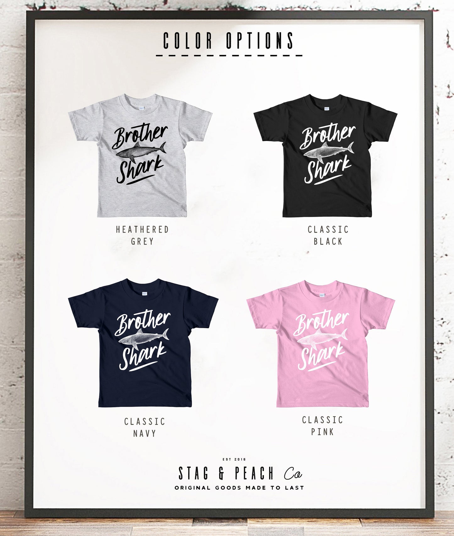 Brother Shark Kids Shirt