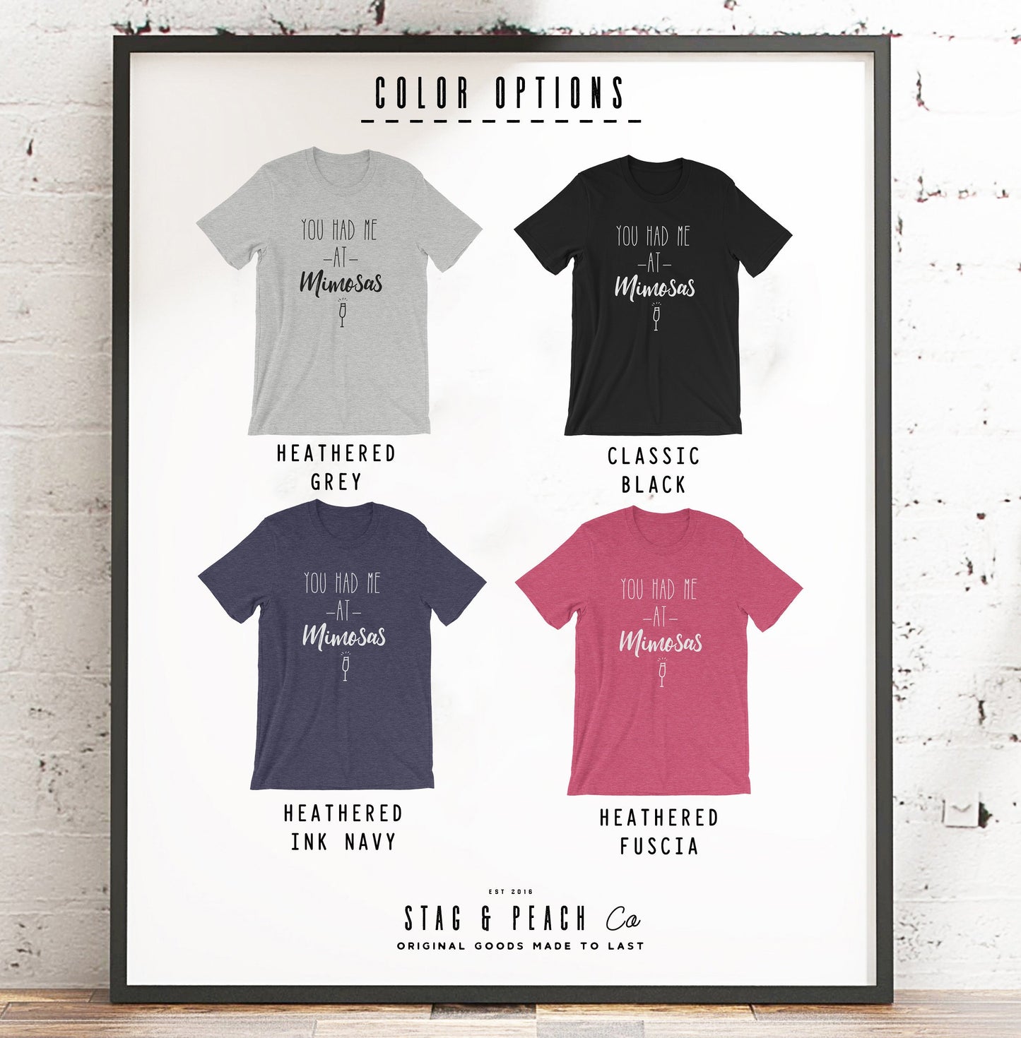 You Had Me At Mimosas Unisex Shirt - Mimosa Shirt, Mimosa Shirts, Brunch shirt, Sunday Brunch Shirt, Brunch and Bubbly, Cocktail Shirt