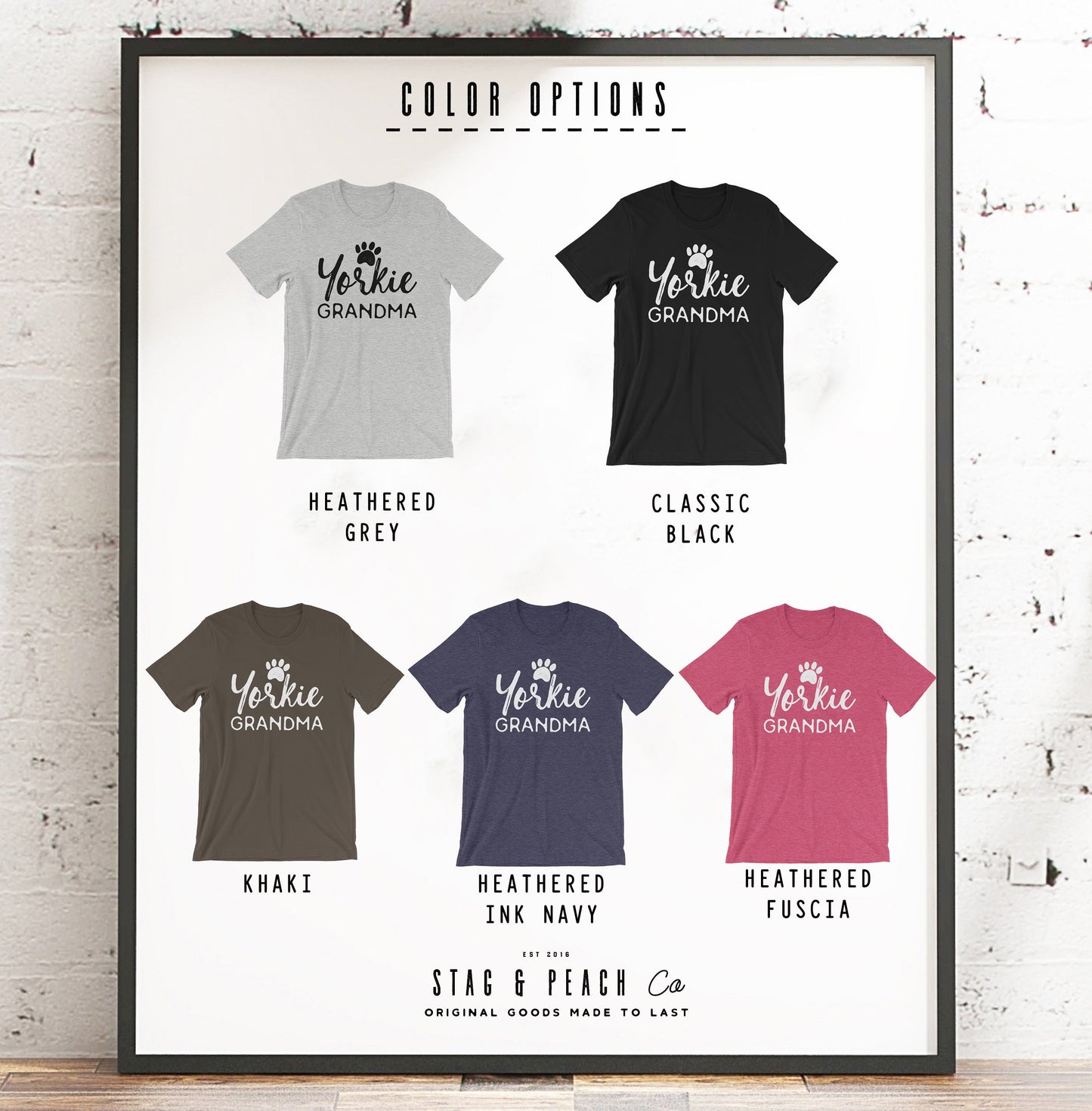 Yorkie Grandma Unisex Shirt - Yorkie Shirt, Yorkie Gifts, Yorkie Print, Yorkshire Terrier Gift, Yorkshire Terrier Shirt, Yorkie Owner