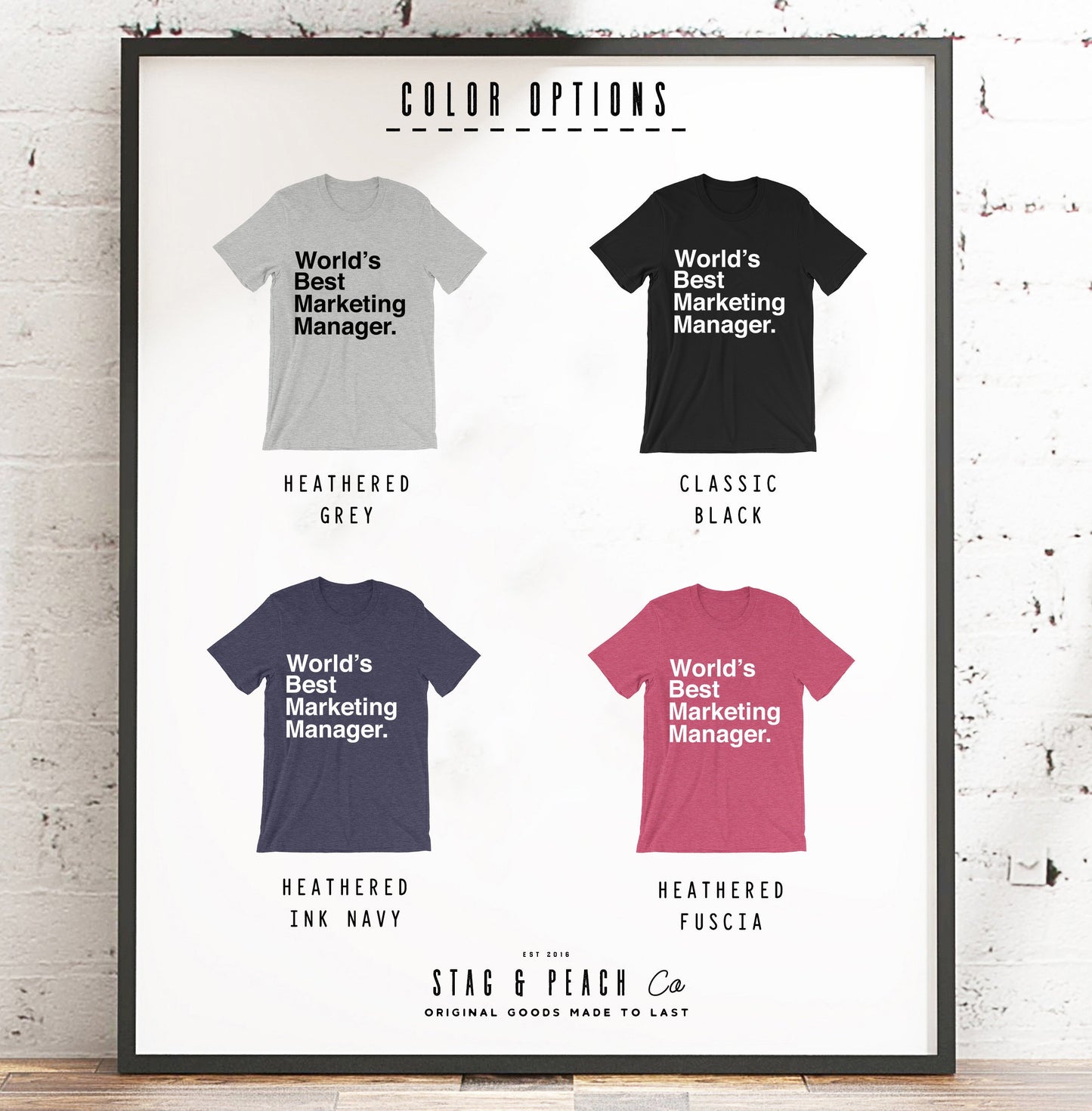 World’s Best Marketing Manager Unisex Shirt - Marketing Shirt, Marketing Gift, Realtor Marketing, Boss Shirt, Boss Lady, SEO, CEO Shirt