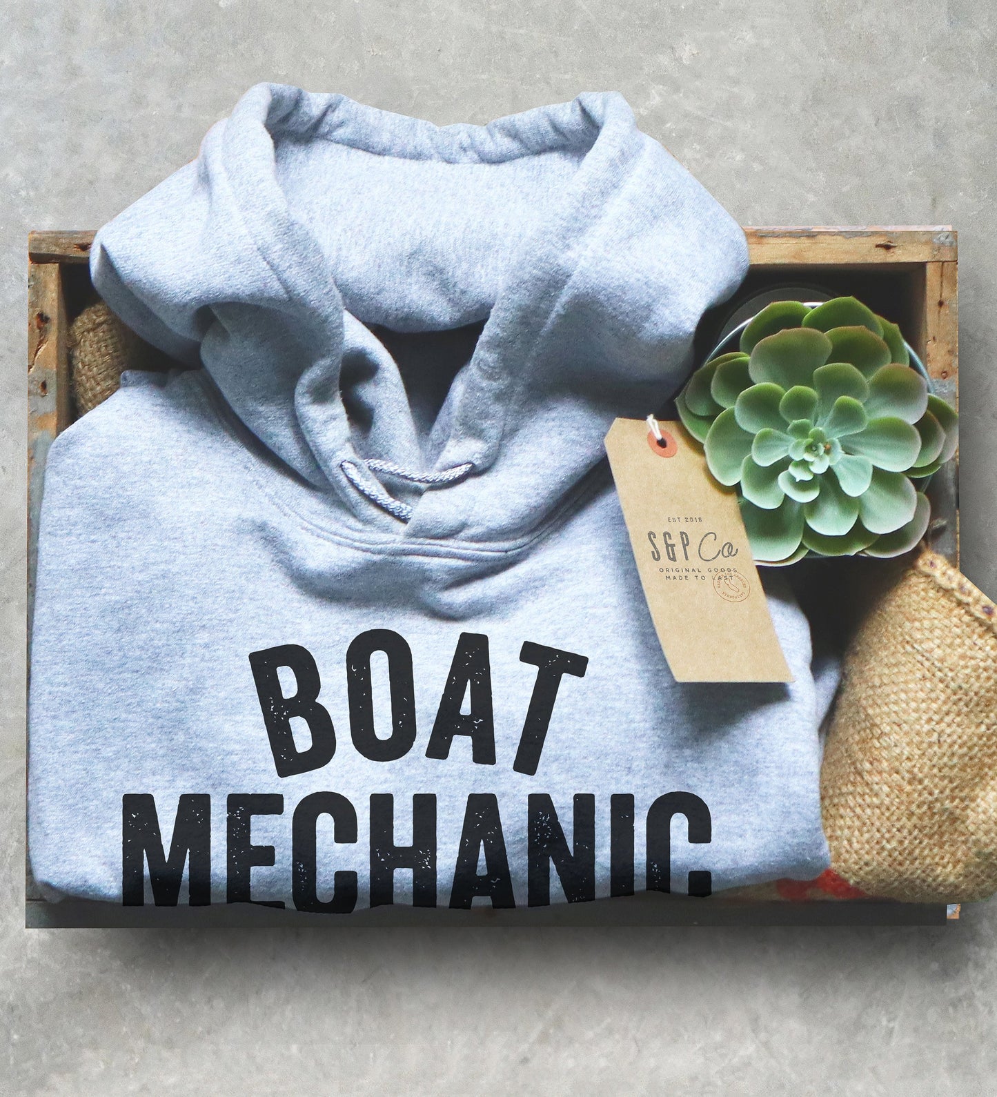 Boat Mechanic Hoodie - Motor Boat Shirt, Motor Boat Gift, Boat Gift, Boat Shirt, Lake Shirt, Lake Gift, Speed Boat