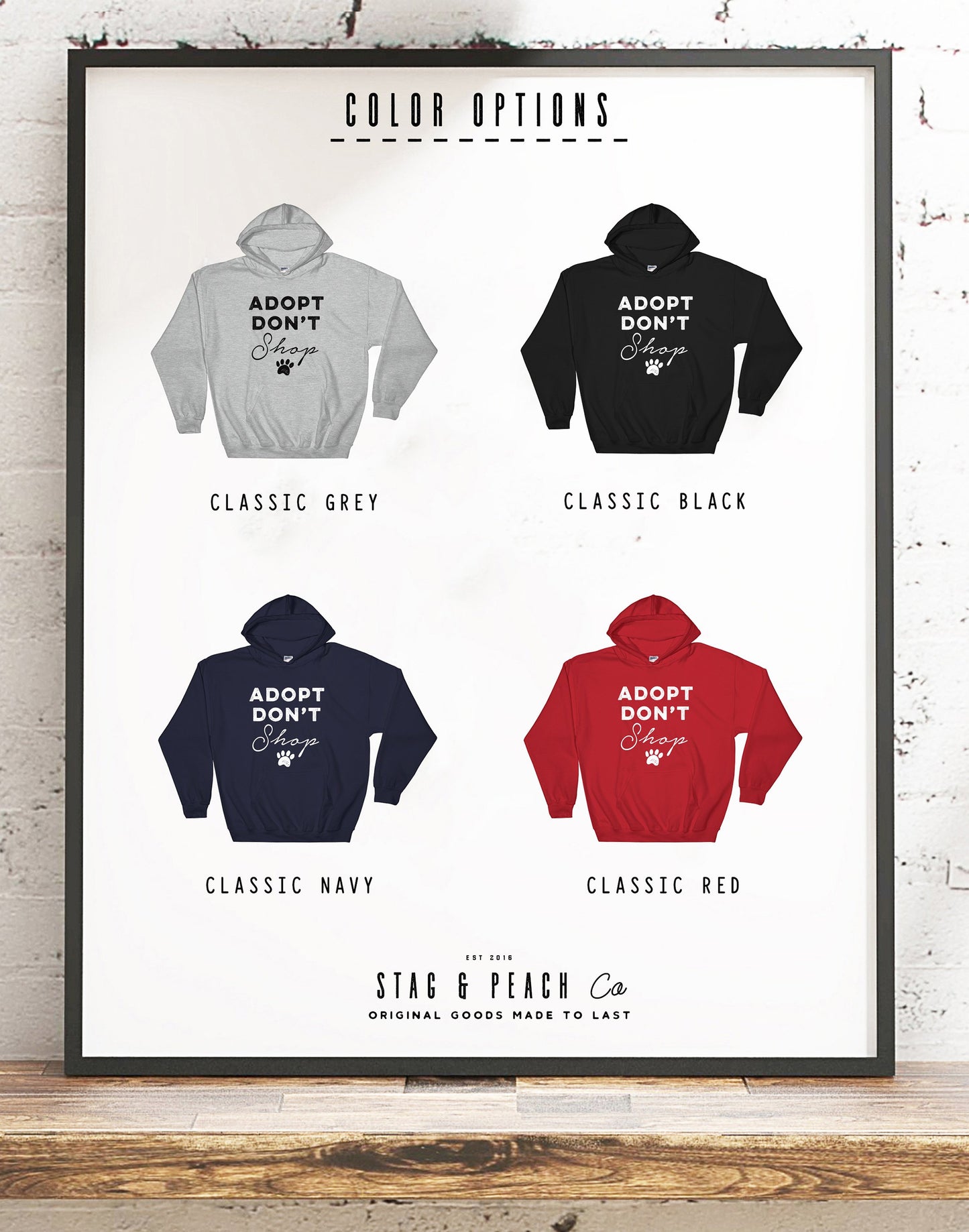 Adopt Don't Shop Hoodie