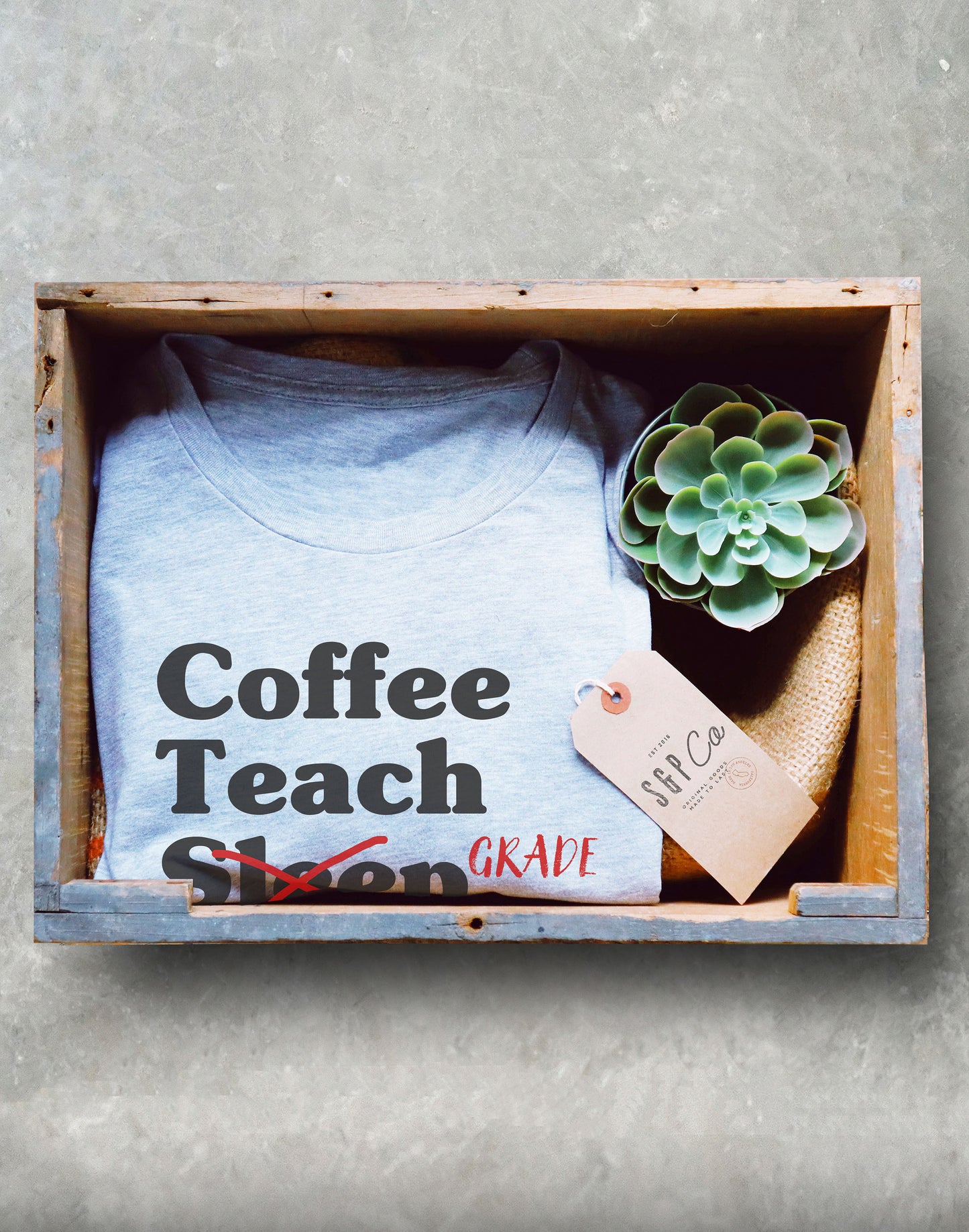 Coffee Teach Grade Repeat Unisex Shirt - Teacher life shirt, Teacher shirt, Teacher appreciation, Funny teacher shirt, Teacher gift