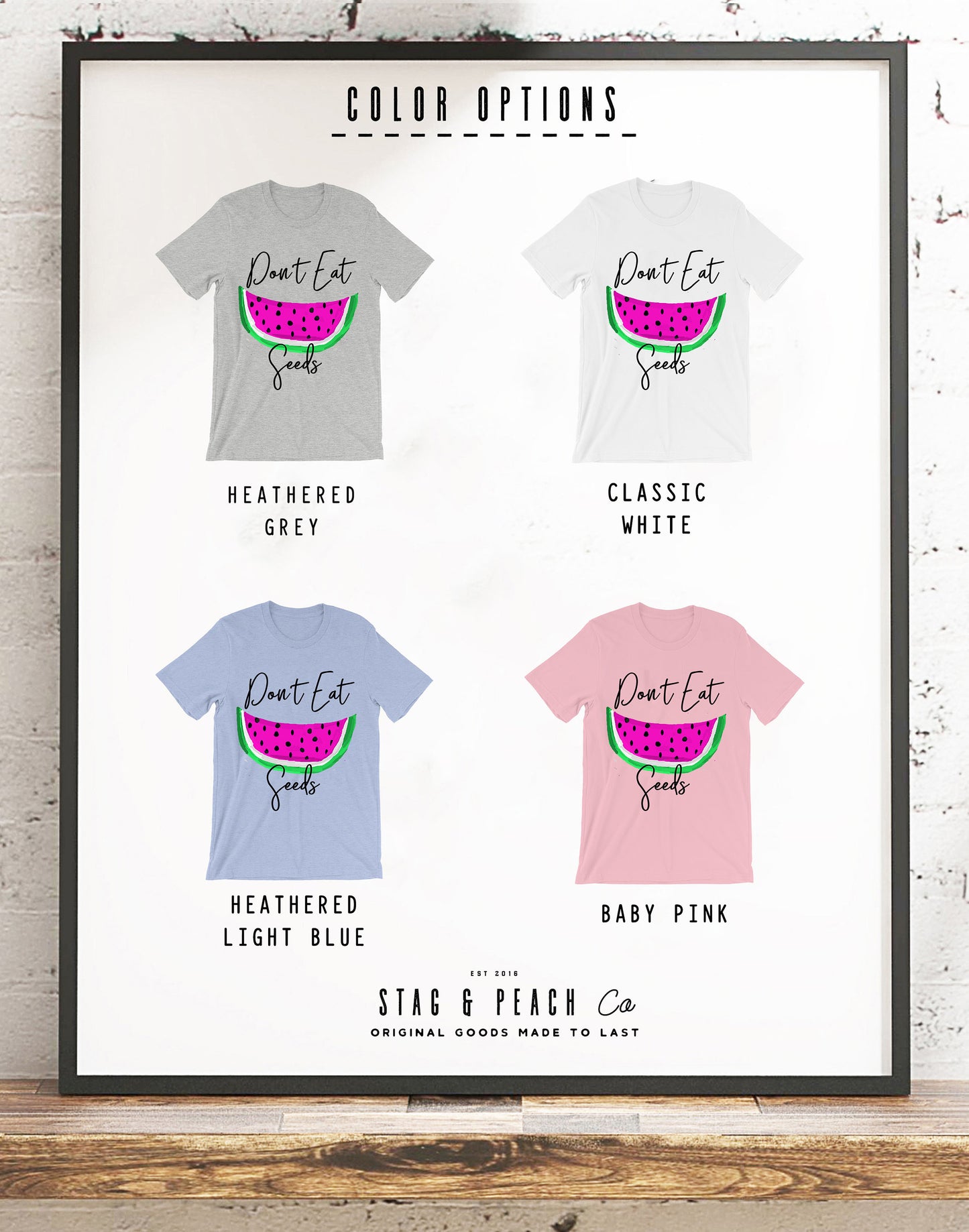 Don't Eat Watermelon Seeds T-Shirt - Pregnancy announcement shirt - Pregnancy reveal shirt - Cute Maternity Shirt - Gender Reveal Shirt