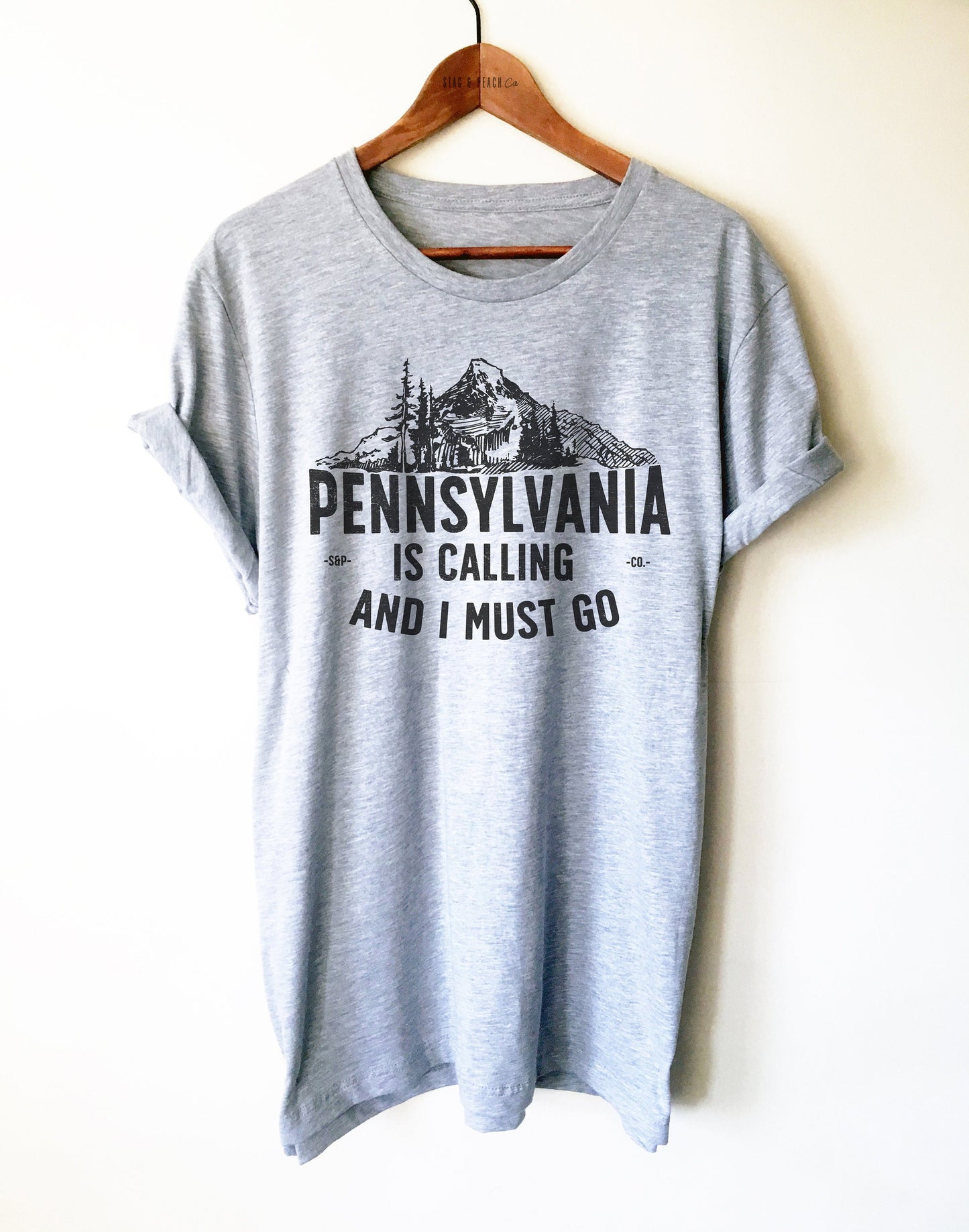 Pennsylvania Is Calling Unisex Shirt - Pennsylvania State Shirt, PA Home Shirt, Pennsylvania Gift, Philadelphia Shirt, Pittsburgh TShirt