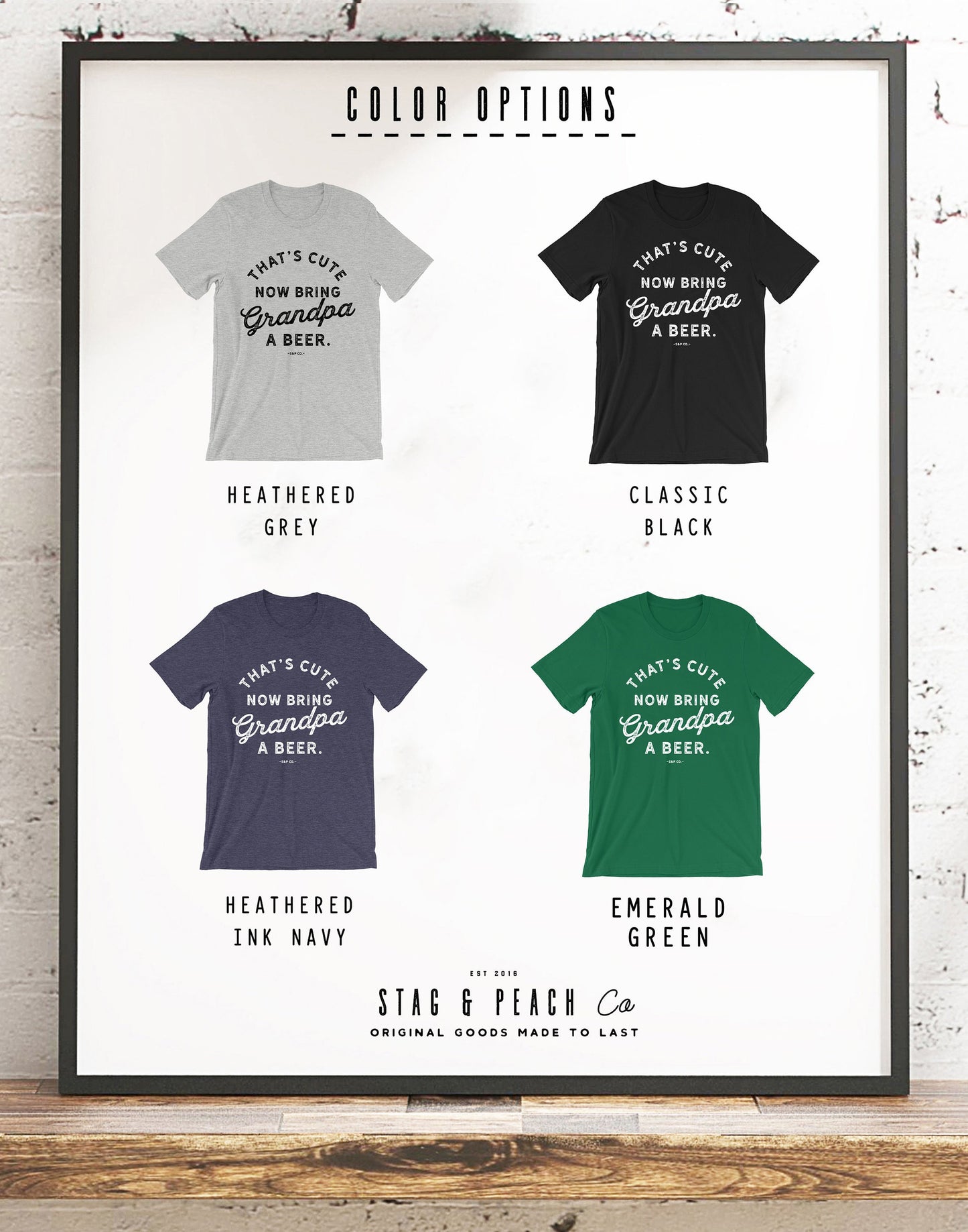That’s Cute Now Bring Grandpa A Beer Unisex Shirt - Funny Grandpa Shirt, Grandfather Beer Shirt, Fathers Day Gift For Gramps, Granddaddy Tee