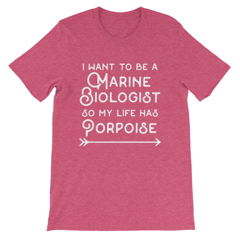 I Want To Be A Marine Biologist Unisex Shirt - Marine Biologist, Marine Biology, Ocean, Nautical Shirt, Gift For Biologist, Dolphin Shirt