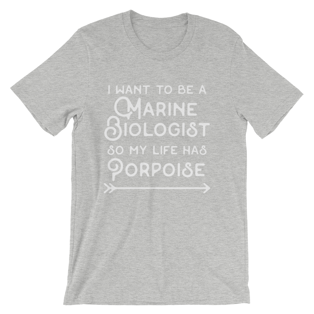 I Want To Be A Marine Biologist Unisex Shirt - Marine Biologist, Marine Biology, Ocean, Nautical Shirt, Gift For Biologist, Dolphin Shirt