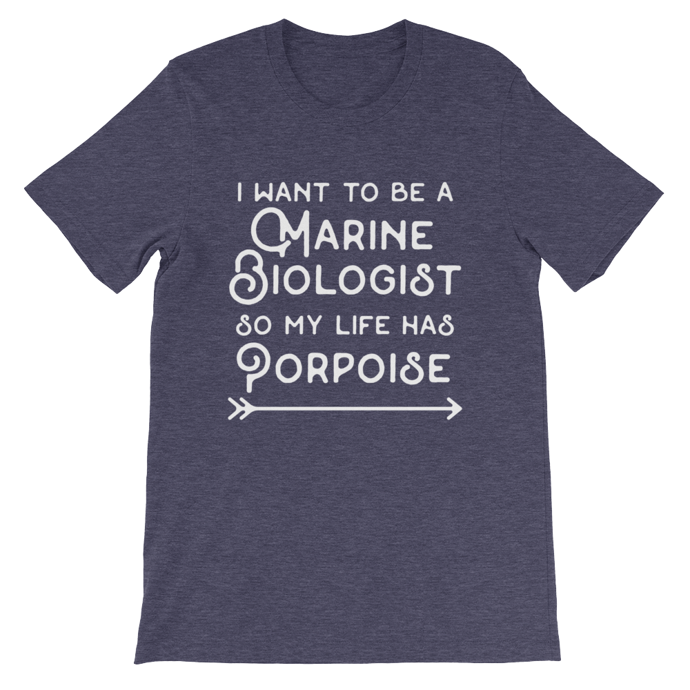 I Want To Be A Marine Biologist Unisex Shirt - Marine Biologist, Marine Biology, Ocean, Nautical Shirt, Gift For Biologist, Dolphin Shirt