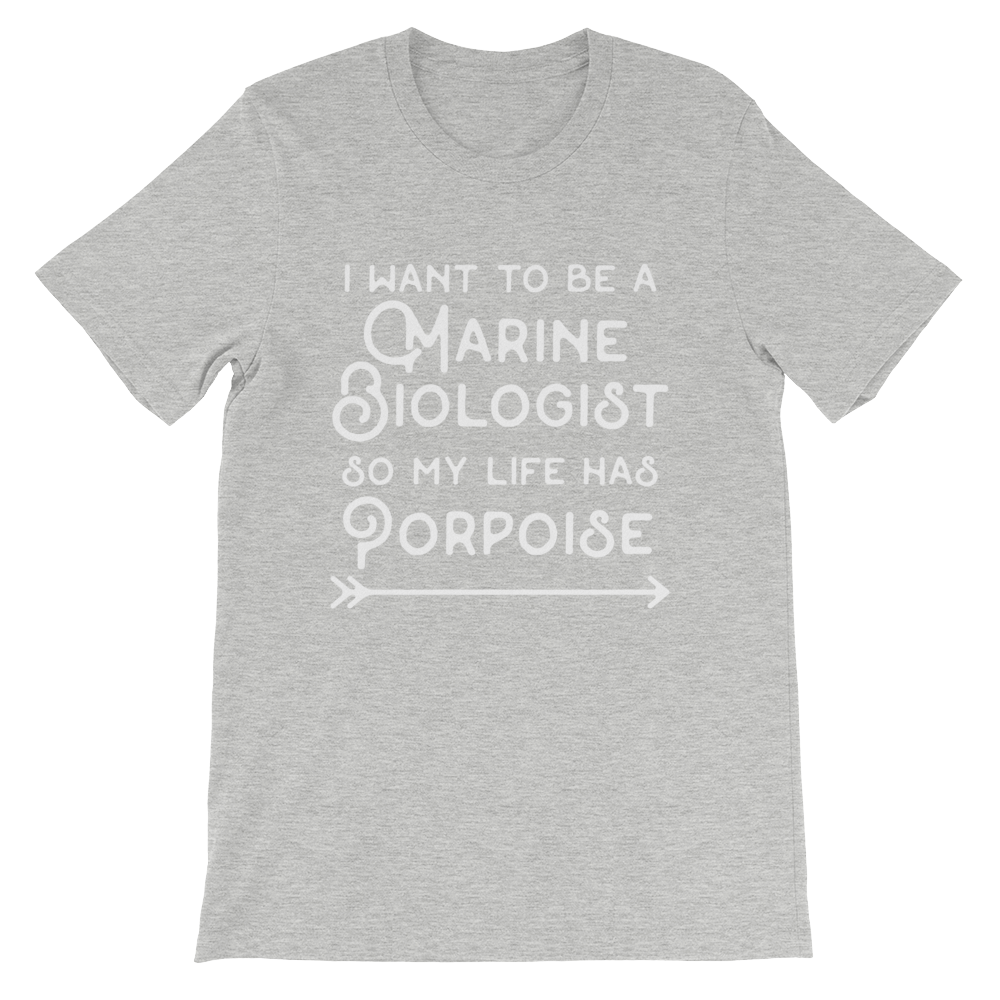 I Want To Be A Marine Biologist Unisex Shirt - Marine Biologist, Marine Biology, Ocean, Nautical Shirt, Gift For Biologist, Dolphin Shirt