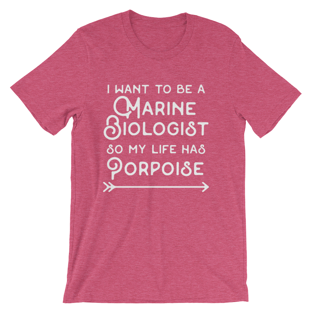 I Want To Be A Marine Biologist Unisex Shirt - Marine Biologist, Marine Biology, Ocean, Nautical Shirt, Gift For Biologist, Dolphin Shirt