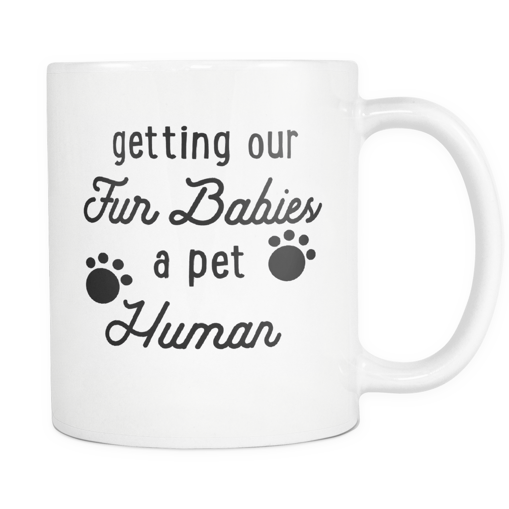 Funny Dog Lovers Mug – Fur Baby Gift, Dog Mom Coffee Mug