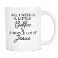 Coffee And Jesus Mug – Christian Faith Coffee Gift