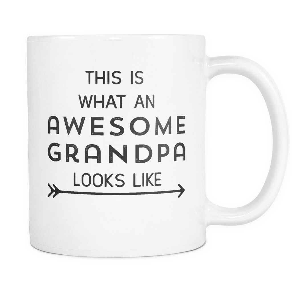 Funny Coffee Mug 'This Is What An Awesome Grandpa Looks Like'