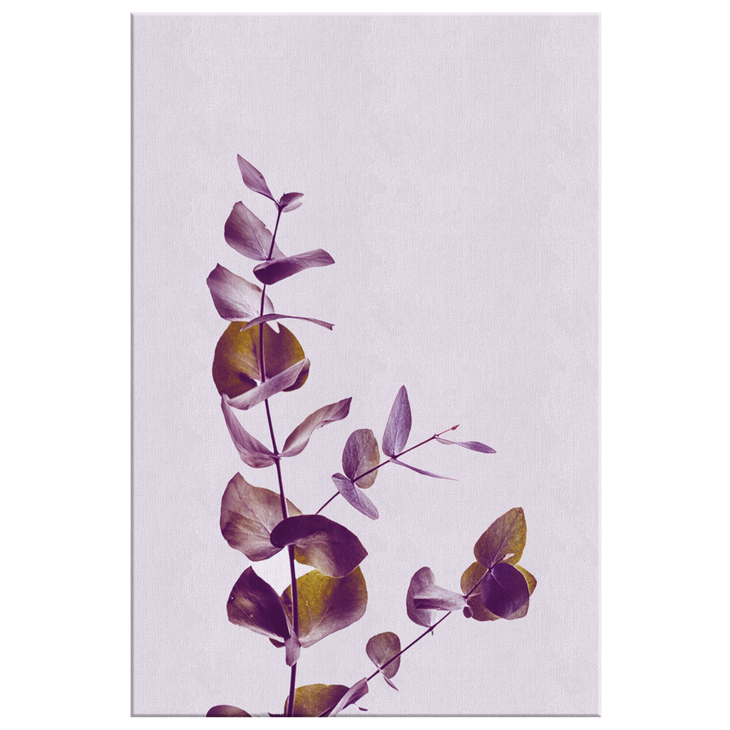 Eucalyptus Canvas Wall Art – Botanical Print, Modern Leaf Decor