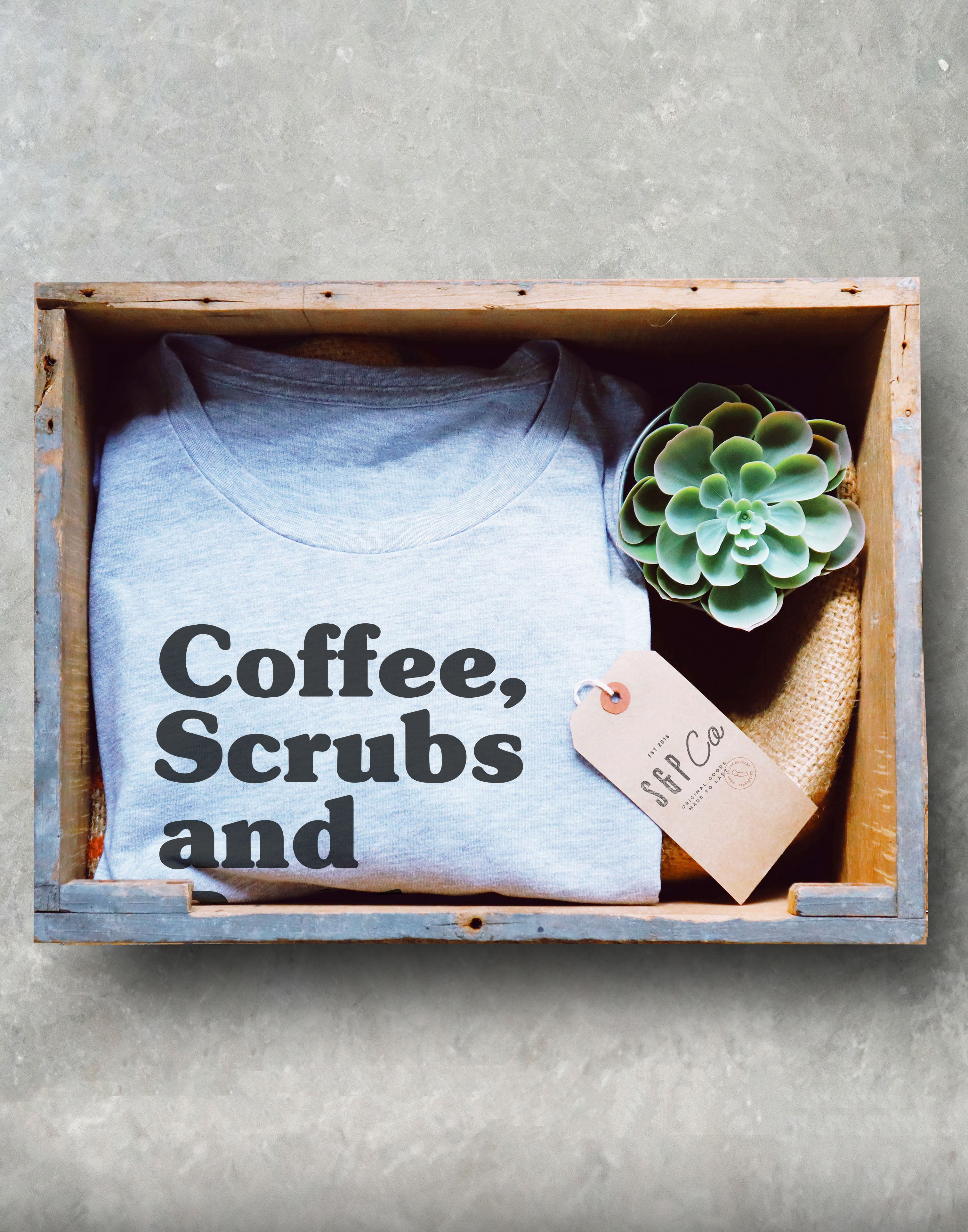 Coffee Scrubs Rubber Gloves Short-Sleeve Unisex T-Shirt