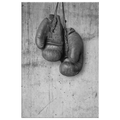 Boxing Canvas Wall Art – Black And White Boxer Gift, Gym Decor